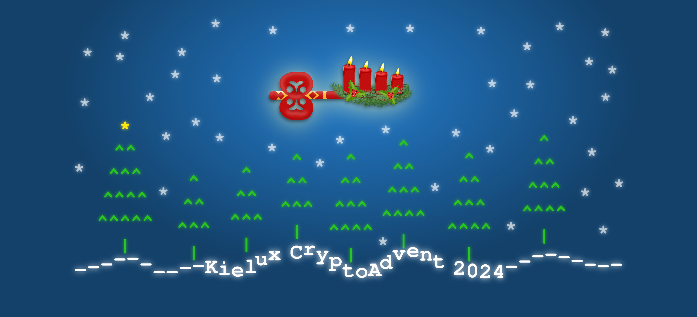 Werbebanner für den CryptoAdvent von den Kielux Leuten